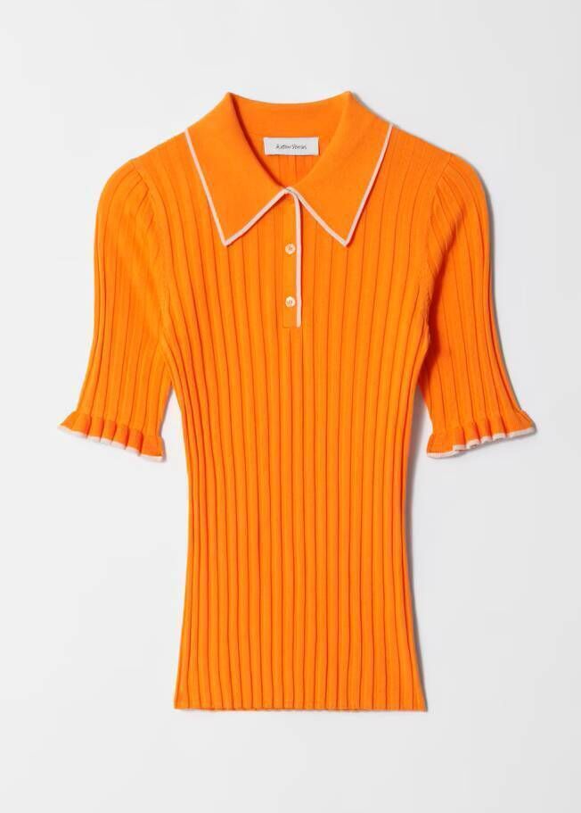 Rib knit polo shirt, & Other Stories, €59